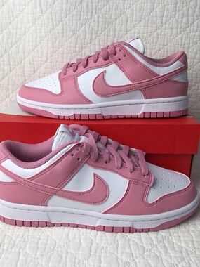 Nike Dunk Low Next Nature Shoes Women’s SZ 6.5 Elemental Pink White DD1873-112